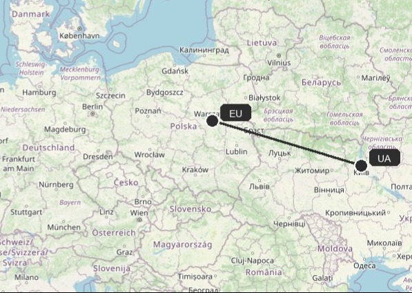Перевезення з України до Європи
